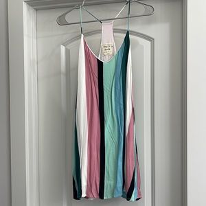 Multicolored, short dress. Size small